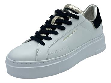 crime london 28604AA6 BIANCO sneakers pelle