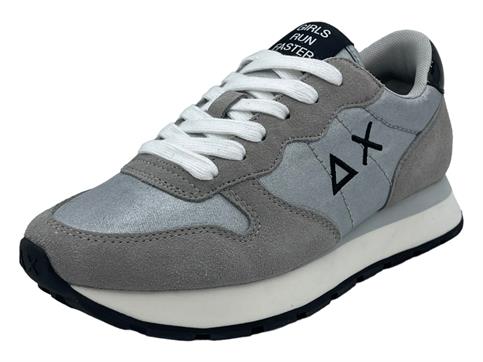 SUN68 Z43203 ARGENTO sneaker tessuto AUTUNNO DONNA