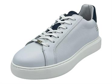 ambitious 10634 bianco/blu sneakers  uomo