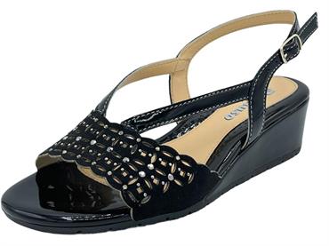 MELLUSO K95058 NERO SANDALO PRIMAVERA DONNA