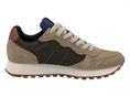 sun68 z44114 beige scuro sneaker tessuto  uomo