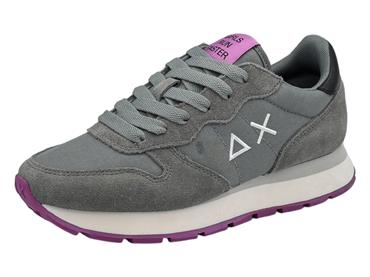 sun68 z44201 grigo medio sneaker tessuto  donna