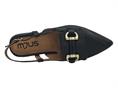 mjus T98103 NERO slingback donna pelle made in italy