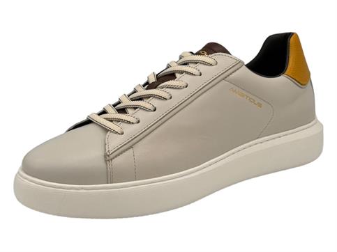 ambitious 11677 beige sneakers pelle  uomo