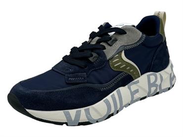 voile blanche club01 1c17 blu sneaker tessuto  uomo