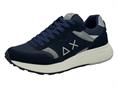 sun68 z44127 blu sneaker tessuto  uomo