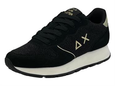 sun68 z44204 nero sneaker tessuto  donna