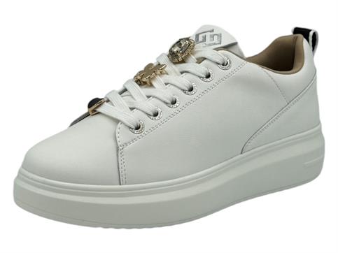 gold&gold gb717 bianco sneakers ecopelle  donna