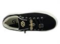 gold&gold gb879 nero sneakers ecopelle  donna