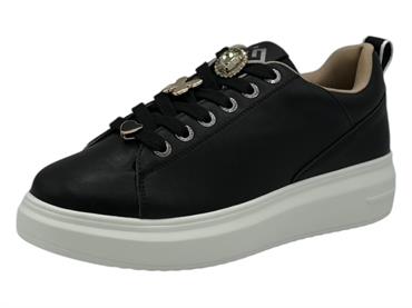 GOLD&GOLD GB717 NERO sneakers ecopelle donna