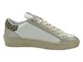 ama brand 2943 bianco sneakers pelle  donna