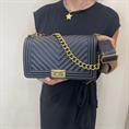 marc ellis flat m black/ottone borsa pvc