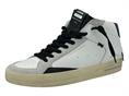 crime london 15151 bianco sneakers pelle  uomo