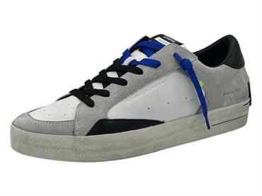 crime london 15102 bianco sneakers pelle  uomo