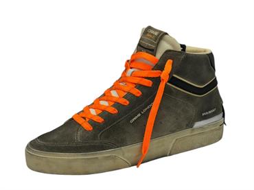 crime london 15171 pietra sneakers camoscio  uomo