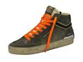 crime london 15171 pietra sneakers camoscio  uomo