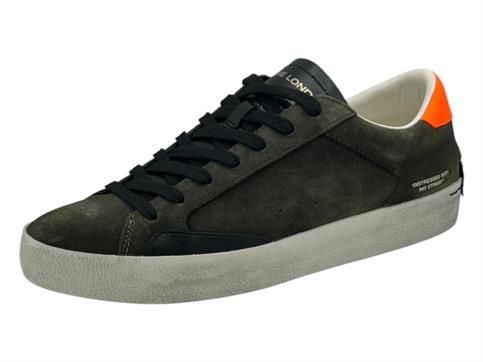 crime london 15010 verde sneakers crosta  uomo