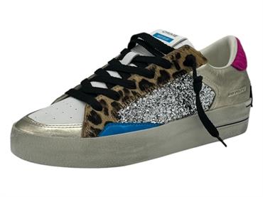 crime london 21101 bianco sneakers pelle  donna