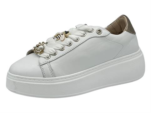 step gaelia bianco sneakers pelle  donna