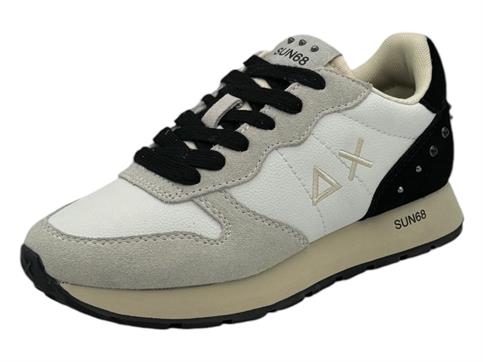 sun68 z44206 bianco sneakers pelle  donna