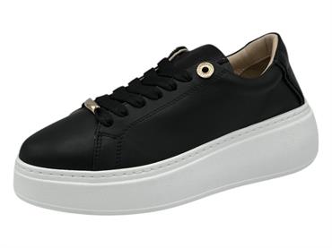 step genevive nero sneakers pelle  donna