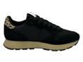 sun68 z44207 nero sneaker tessuto  donna