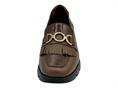 melluso 055000 marrone mocassino  donna pelle