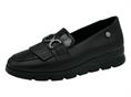 melluso 055000 nero mocassino  donna pelle