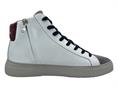 crime london 18651AA BIANCO sneakers pelle uomo