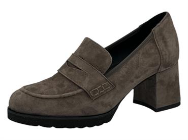 sei unica 11111 beige mocassino  donna camoscio