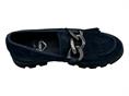 sei unica 11539 blu mocassino  donna pelle