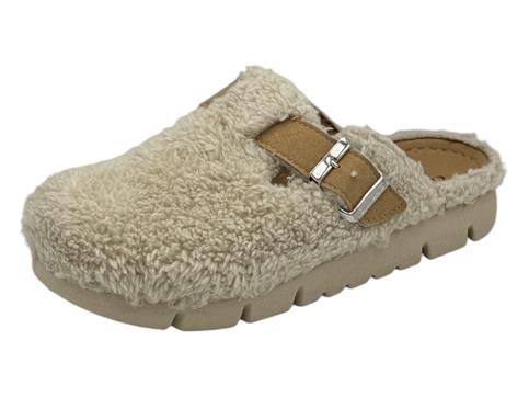 grunland ci2952 beige ciabatta  donna