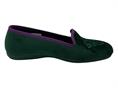 grunland pa1252 verde pantofola  donna chiusa