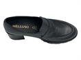 MELLUSO L5251D NERO mocassino donna pelle tacco