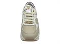 janet j-020 beige sneakers pelle  donna platform