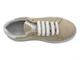 janet j-002 beige sneakers pelle  donna platform