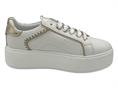 janet j-002 bianco sneakers pelle  donna platform