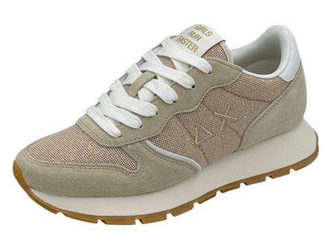 sun68 z35203 oro sneaker tessuto  donna