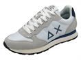 sun68 z35101 bianco sneaker tessuto  uomo