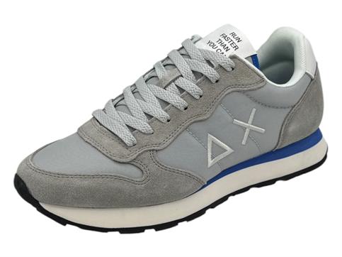 sun68 z35101 grigio chiaro sneaker tessuto  uomo