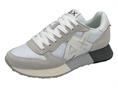 sun68 z35112 bianco sneaker tessuto  uomo