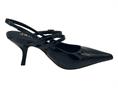 janet j-101 nero slingback  donna pelle lucida