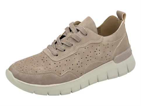 grunland sc0195 taupe sneaker tessuto  donna leggere