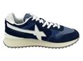 w6yz 3c91 navy sneaker tessuto  uomo