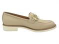 sei unica z8100 beige mocassino pelle  donna