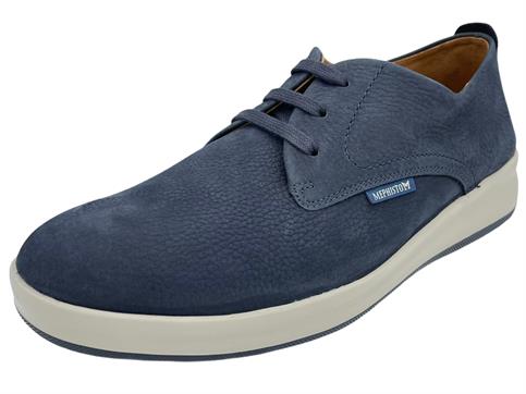 MEPHISTO lester navy scarpa uomo nabuk allacciata