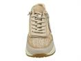 carmela 162357 beige sneakers pelle intreccita donna