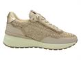 carmela 162357 beige sneakers pelle intreccita donna