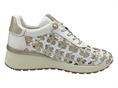 carmela 162287 bianco sneaker pelle intrecciat donna